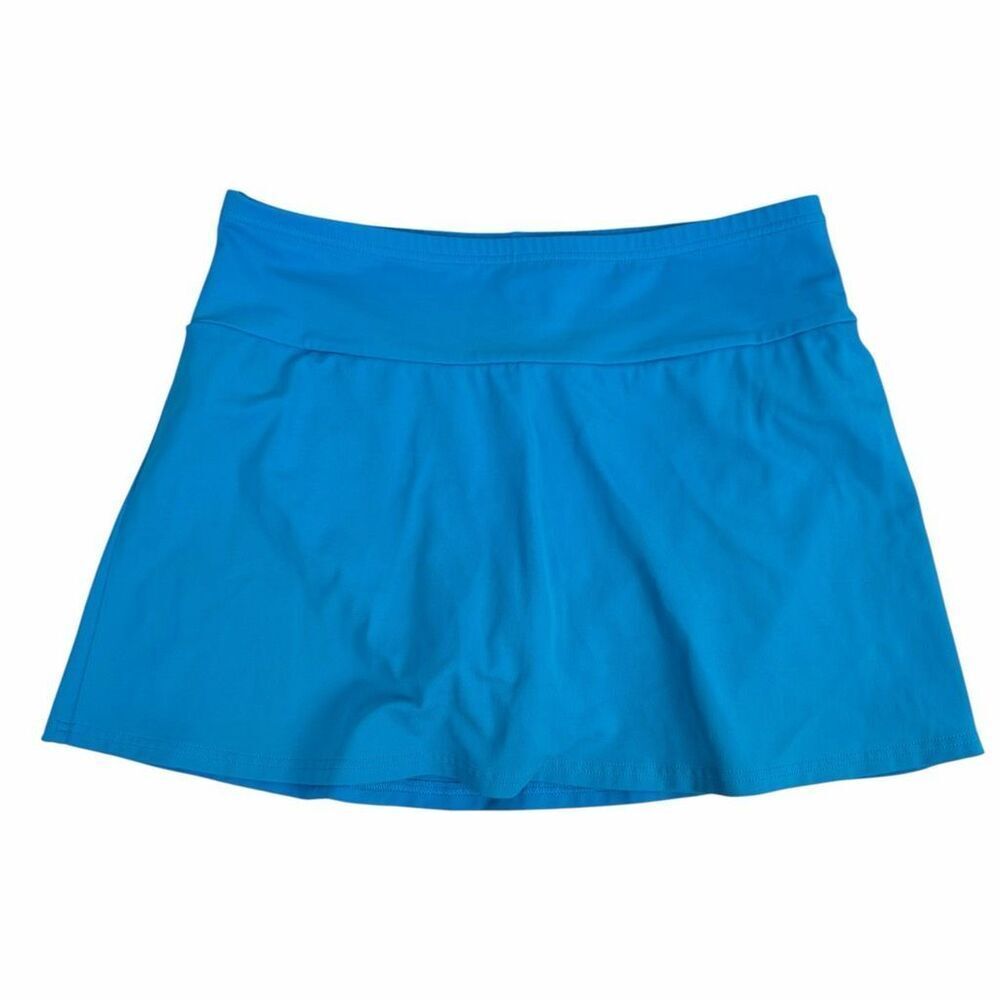 Lands End size 6 Swim Skirt Turquoise